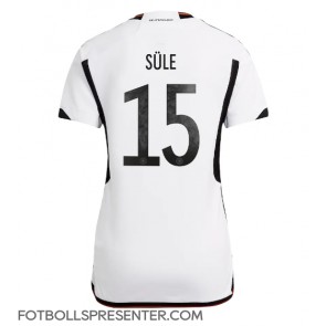 Tyskland Niklas Sule #15 Hemma Matchtröja Dam VM 2022 Kortärmad